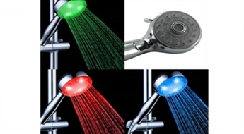 Принимать душ теперь можно совершенно по-новому! Душевая насадка с LED-подсветкой по отличной цене!