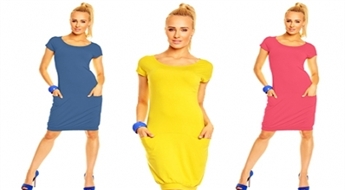Ļoti mūsdienīga kleita ar kabatām Tatiana vasaras krāsās -50%