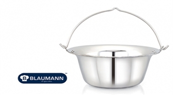 Походный котелок! 8-литровый походный котелок из стали от фирмы Blaumann -50%