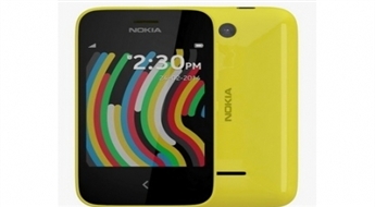 Рассрочка от 7 € в месяц! Быстрый и простой смартфон Nokia Asha 230 Dual SIM желтого цвета