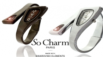 Женские наручные часы So Charm®  с кристаллами Swarovski -68%