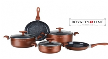 Kvalitatīvu Royalty Line katlu komplekts no 8 priekšmetiem - katra pavāra sapnis -40%