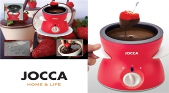 Милая и компактная фондюшница JOCCА для приготовления шоколадного фондю с 10 стержнями и вилками -40%