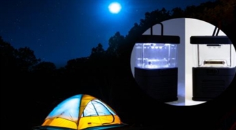 Spēcīga un spilgta, ūdensizturīga pārgājiena lampa ar 11 diožu gaismām