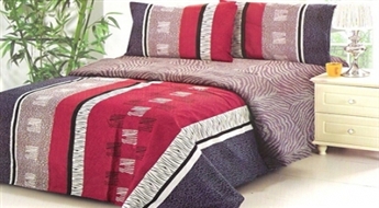 Divpusīga gultas veļa no 4 komponentiem, izmērs 160 x 200 cm -62%