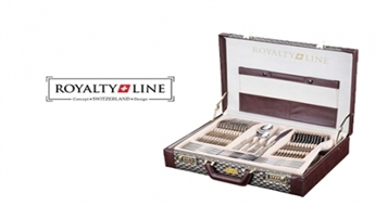Elegants galda piederumu komplekts no 72 priekšmetiem Royalty Line -48%