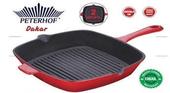 Garšīgs grila ēdiens mājas apstākļos ar grilēšanas pannu Peterhof! -40%