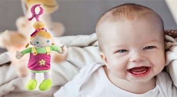 Labākā rotaļlieta saldiem sapņiem! Muzikāla piekarināmā lelle BabyOno -30%