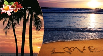 Pārsteidz mīļoto sievieti 8. martā! Piemiņas uzraksts lieliskajās Havaju vai Kosta Rikas pludmales smiltīs dāvanā! 53% atlaide!