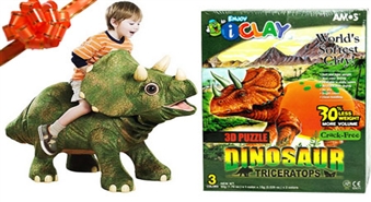 Veidošanas māls i-Clay 3D Puzzle Dinosaur Stegosaurus ar 34% atlaidi