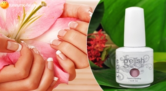 Классический маникюр + покрытие стойким лаком Gelish со скидкой 50%