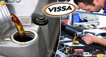 Замена масла в автосервисе VISSA со скидкой 85%