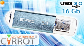 SILICON POWER 16GB USB 3.0 Marvel M01 Icy Blue - flash накопитель данных со скидкой 45%!