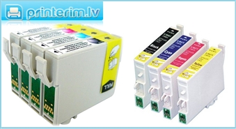 Kārtridžu komplekts  Epson printeriem ar 50% atlaidi!