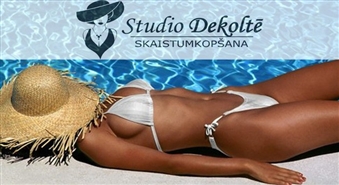 2 solārija apmeklējumi! Noķer pavasarīgu brūnumu salonā „Studio Dekoltē” ar 68% atlaidi!