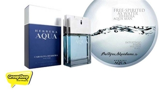 Lieliska dāvana Jūsu vīrietim - Carolina Herrera Aqua 50ml ar 40% atlaidi!