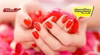 Manikīrs ar Shellac gēla - lakas pārklājumu ar 50% atlaidi, tikai par 7.50!