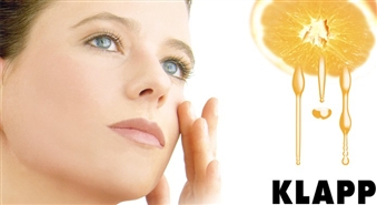 Ādas barošana ar vitamīnu kompleksu Klapp + sejas masāža salonā Armando ar 50% atlaidi! Tavai sejai arī ir vajadzīgs C vitamīns!