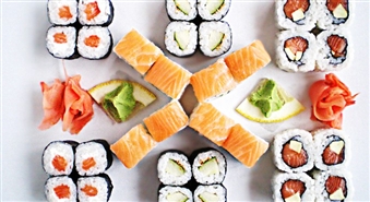 Gards sushi-sets no 32 gab. japāņu virtuves cienītājiem no "SushiTown" (Jelgava) ar 50% atlaidi