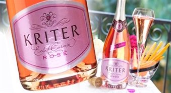 Eirovīns предлагает: элегантное игристое вино из Франции - KRITER ROSE - 35%  