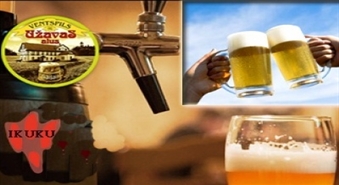 Izlejamais Užavas gaišais dzīvais alus 1 litrs tikai 1,25 Ls!