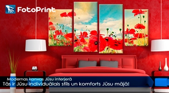 Gatavās multipanel gleznas uz kanvas vai ar jūsu fotogrāfiju ar atlaidi līdz 50 %. Atdzīviniet sava mājokļa interjeru!