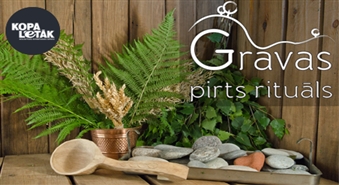 Tradīcijām bagāta atpūta: Latviešu pirts rituāls profesionālas pirtnieces pavadībā un naktsmītne GRAVĀS par 41% lētāk