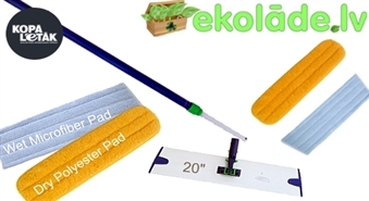 Efektīva un ekoloģiska tīrīšana: NORWEX komplekts grīdas uzkopšanai par 40% lētāk