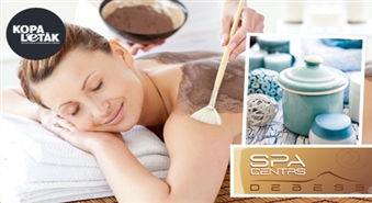 SPA rituāls Tavam slaidumam: Nāves jūras dūņu aplikācija + lavandas ziedu pīlings + ķermeņa masāža ar modelējošo aļģu krēmu no SPA DEBESS