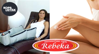 Uzvari celulītu: Limfodrenāžas zābaku procedūra skaistumkopšanas salonā REBEKA, Jelgavā