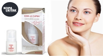 Lai iemirdzas tavas acis: CERA DI CUPRA acu zonas serums ar hialuronskābi un REGU-AGE tikai par 5 Ls