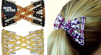 Vismaz 20 dažādām frizūrām: Matu sprādze MAGIC BUTTERFLY par 1.99 Ls