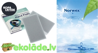Lai Tava māja spīd un laistās: Tīrīšanas sūklis NORWEX par 1.25 Ls