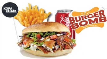 BURGER BOMB: Lielais kebab komplekts par 20% lētāk!