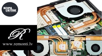 Tavam datoram tas patiks: Portatīvo un stacionāro datoru dzesēšanas sistēmas tīrīšana, visu nepieciešamo pastu nomaiņa tikai par 5.99 Ls