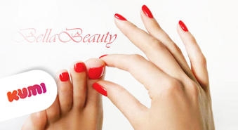 Классический маникюр и/или педикюр с покрытием Gelish от BellaBeauty -57%