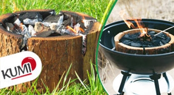 Eco Grill: koka BIO grils, pildīts ar oglēm augstas kvalitātes alkšņa koksnes -50%