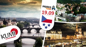 Čehija: Tūre 5 neaizmirstamām dienām. Prāga, Karlovi Vari un Drēzdene. Visas naktis *** viesnīcā! -60%