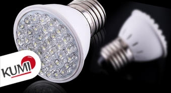 Gaismas diožu spuldzīte E27-2W. Ieekonomējiet līdz 85% elektroenerģijas! -50%