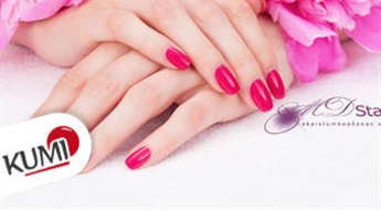 Популярный маникюр с лаком HARMONY GELISH в салоне MD STARS -42%