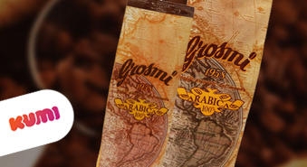 Grosmi maltā kafija 500g. paka no 100% Arabica pupiņām -48%