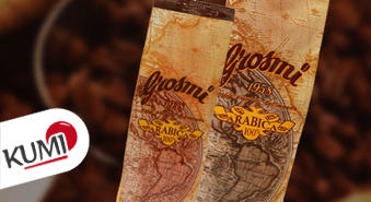 Grosmi maltā kafija 250g. paka no 100% Arabica pupiņām -50%