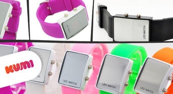 Стильные зеркальные часы LED WATCH -51%