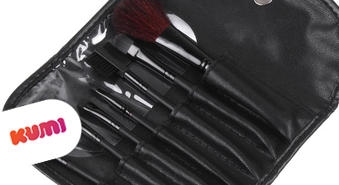 Make-up otiņu komplekts no dabīgas kazas vilnas + somiņa! -43%