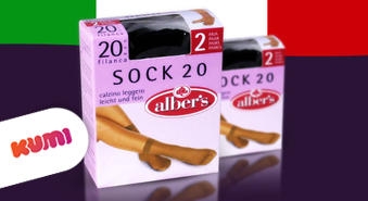 4 пары женских носков Alber's из Италии -50%