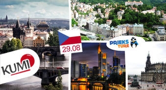Čehija: Alus tūre 5 neaizmirstamām dienām. Prāga, Karlovi Vari un Drēzdene. Visas naktis *** viesnīcā! -60%
