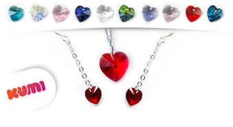Satriecošais Swarovski komplēts -50%