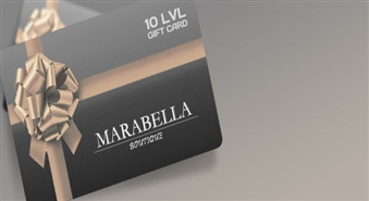 Dāvanu karte Ls 10 vērtībā interneta veikalā MarabellaShop.com, tikai par Ls 4.99