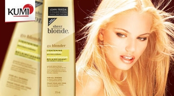 Специально для светлых волос для эффекта "солнечного поцелуя": профессиональный шампунь Sheer Blonde Go Blonder Lightening Shampoo -56%