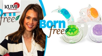 Две детские пустышки "Born Free" из высококачественного силикона. Рекомендует Джессика Альба! -67%